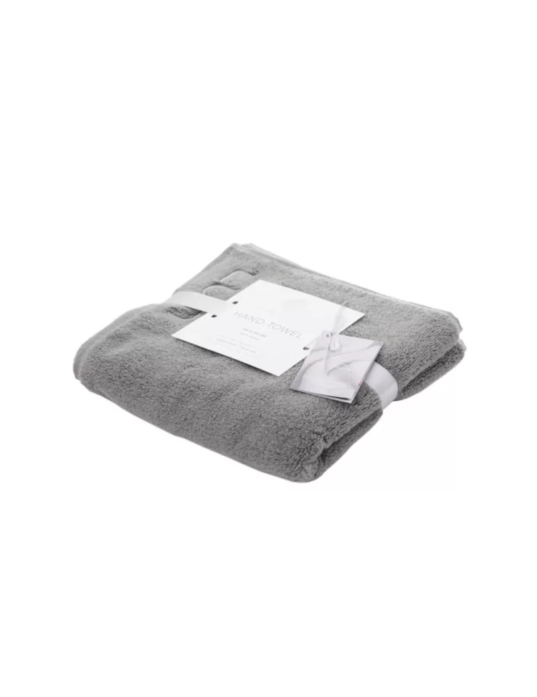 Essuie-mains gris foncé Luin Living