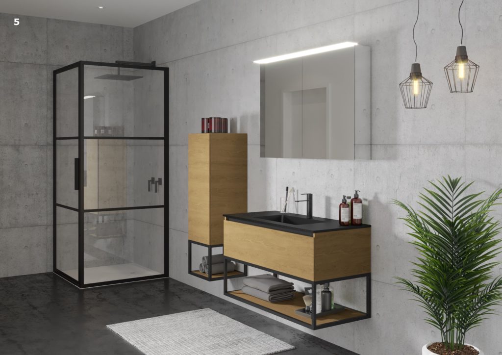 Collection de meubles design pour salle de bain Livit de Riho