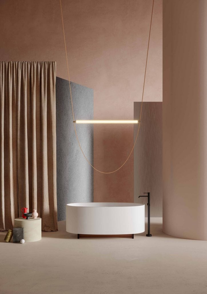 Baignoire îlot haut de gamme pour salle de bain de luxe design