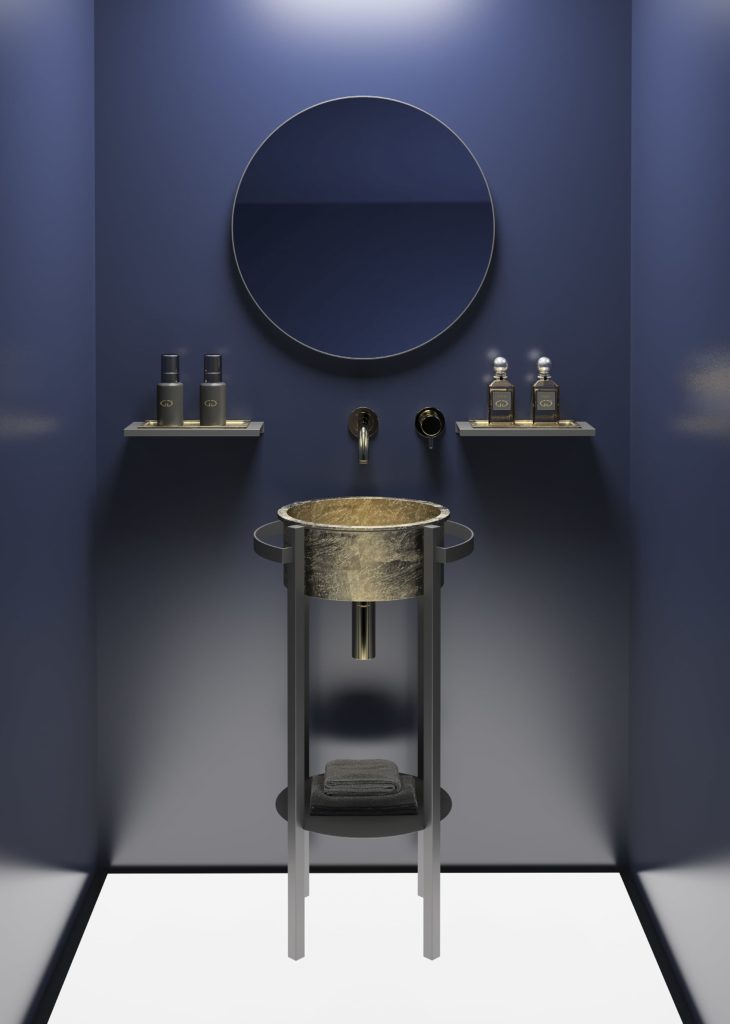 Meuble lavabo Tondo Plus Glass Design