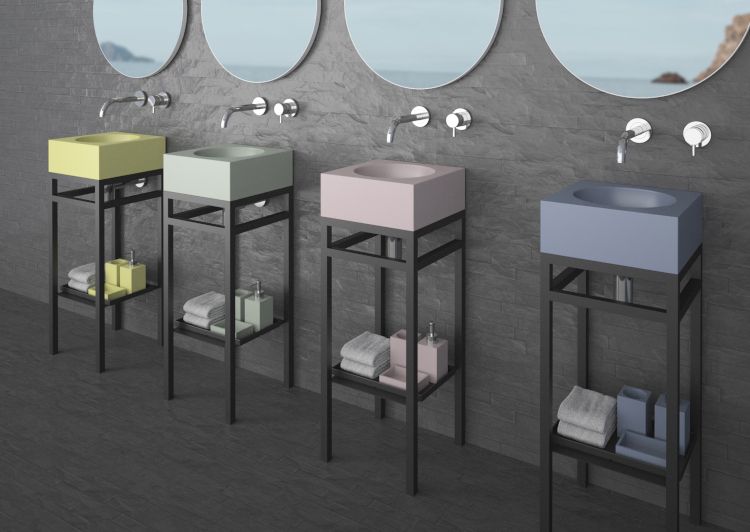 Meuble lavabo design One Plus, de Glass Design
