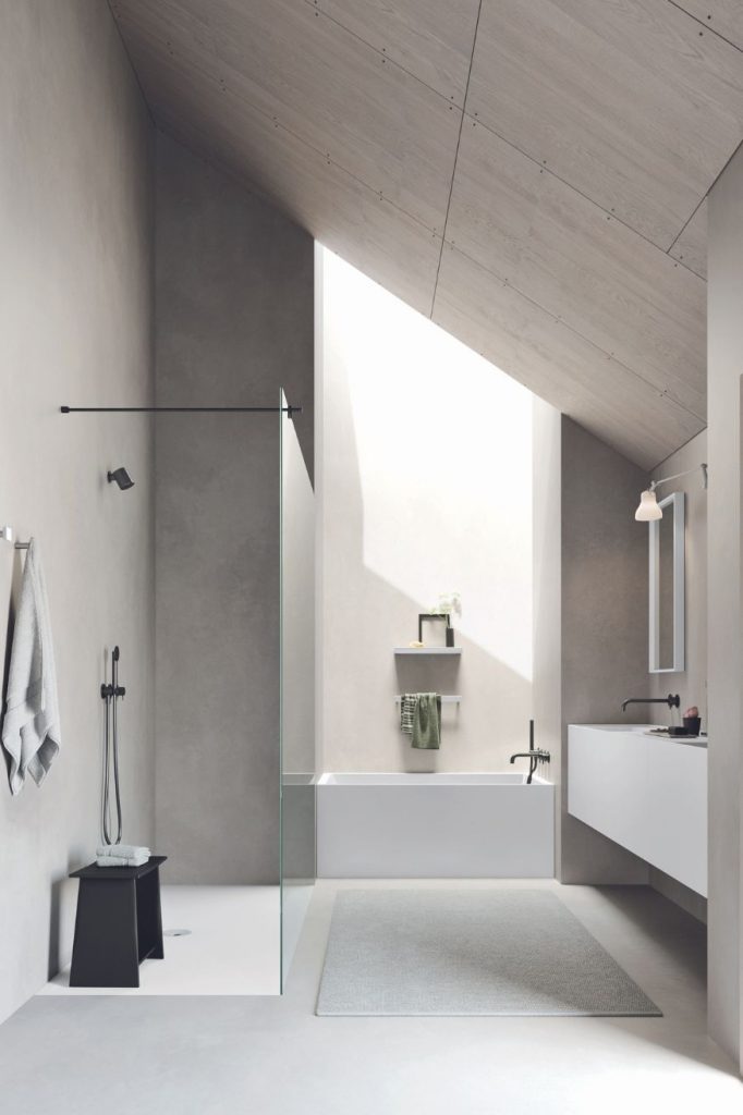 Salle de bain minimaliste haut de gamme