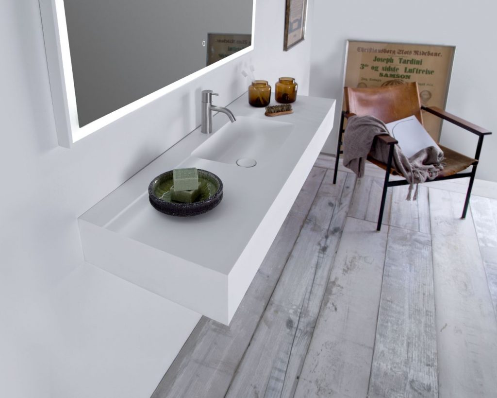 Salle de bain design haut de gamme style nordique
