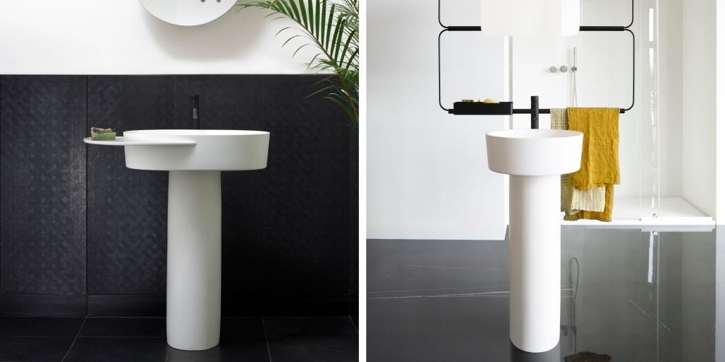 Lavabo sur pied pour salle de bain design haut de gamme