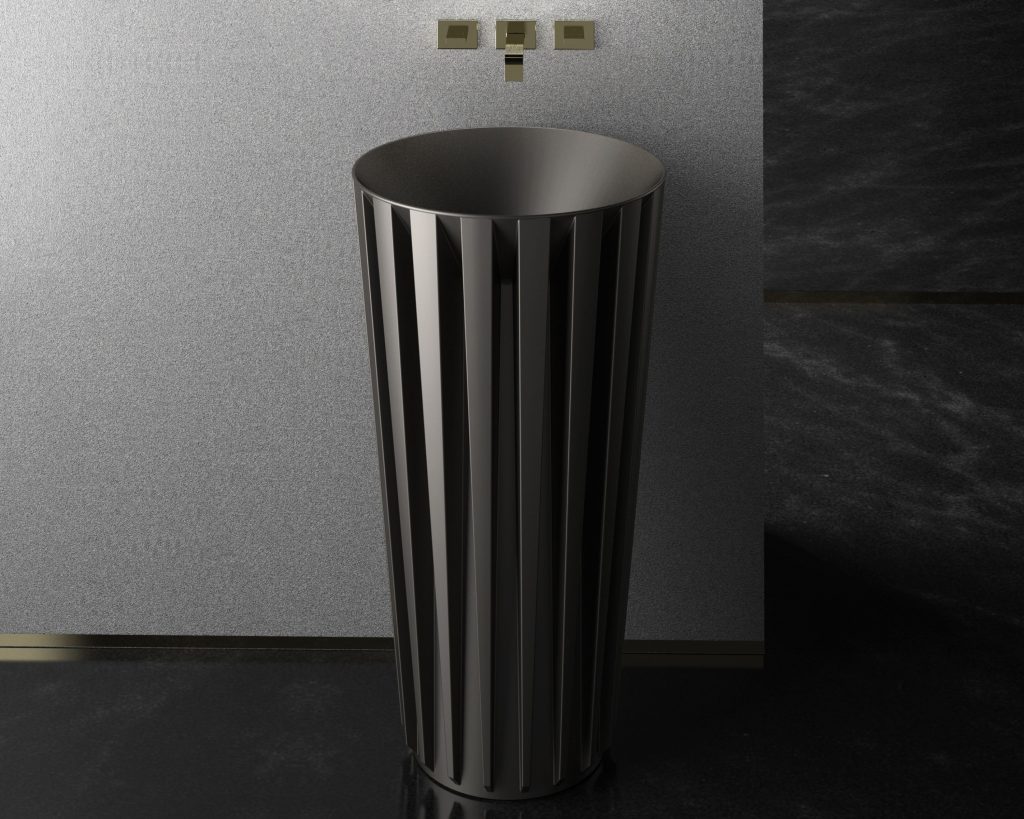 Lavabo colonne Aquarama de Glass Design