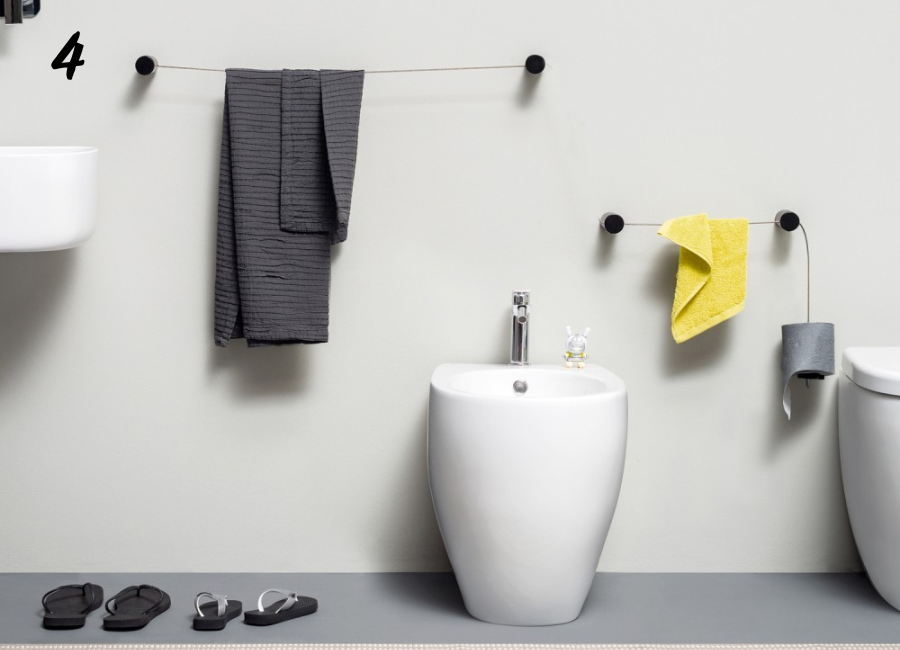 Collection d'accessoires de salle de bain design haut de gamme