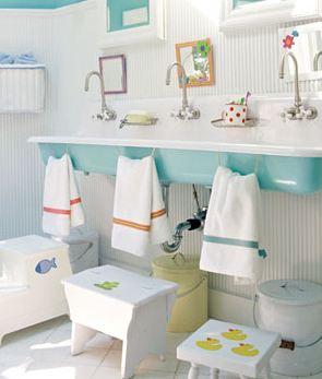 Salle de bains enfant : nos inspirations pour une salle de bains spéciale  enfant - Elle Décoration