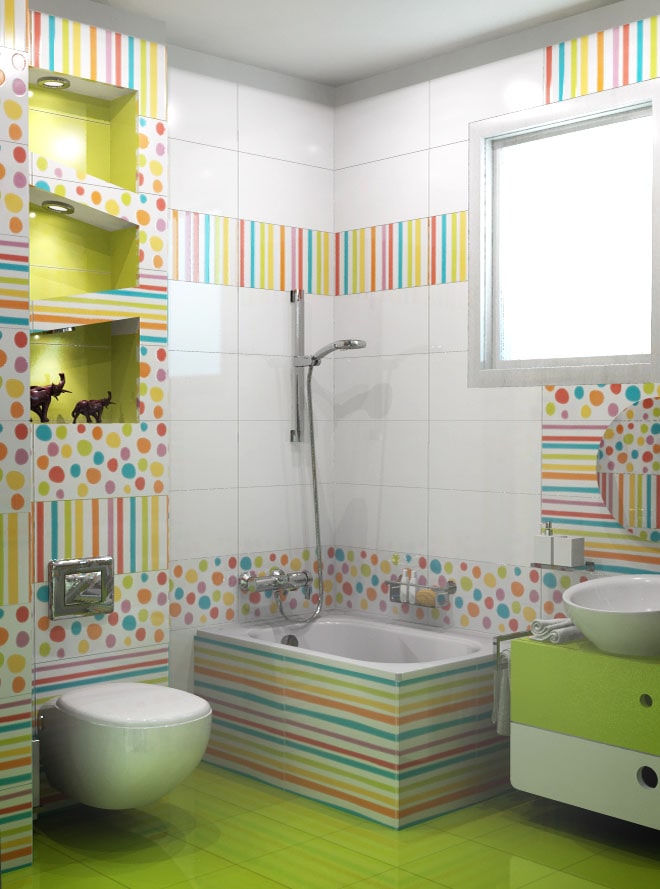 Une salle de bain pensée pour les enfants - Blog de Mooze la boutique