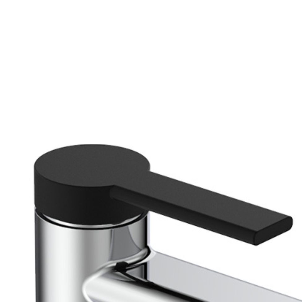 Chrome avec poignée noire